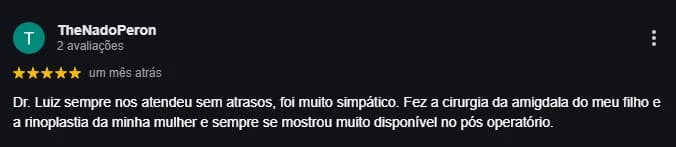 comentários de clientes